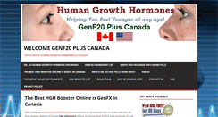 Desktop Screenshot of growthhormonecanada.com